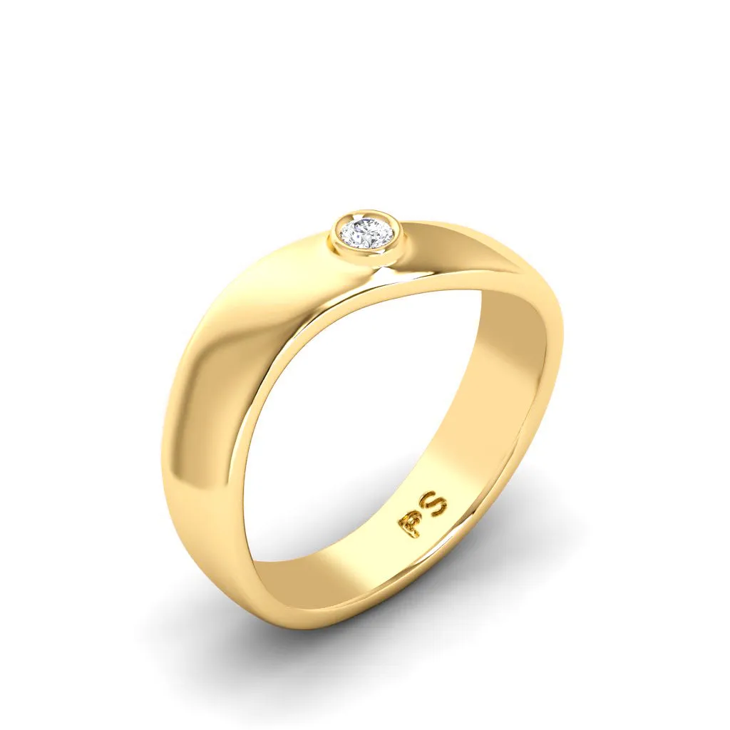 0.50-3.00 CT Round Cut Lab Grown Diamonds - Solitaire Ring