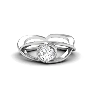 0.50-3.00 CT Round Cut Lab Grown Diamonds - Solitaire Ring