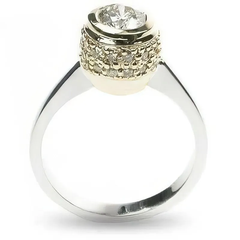 0.75-1.90 CT Round Cut Diamonds - Solitaire Ring