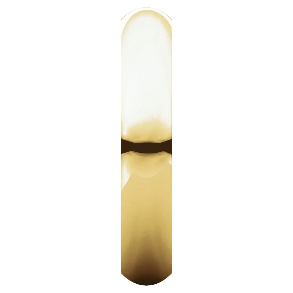 10k Yellow Gold 4mm Comfort Fit Band, Size 7.5