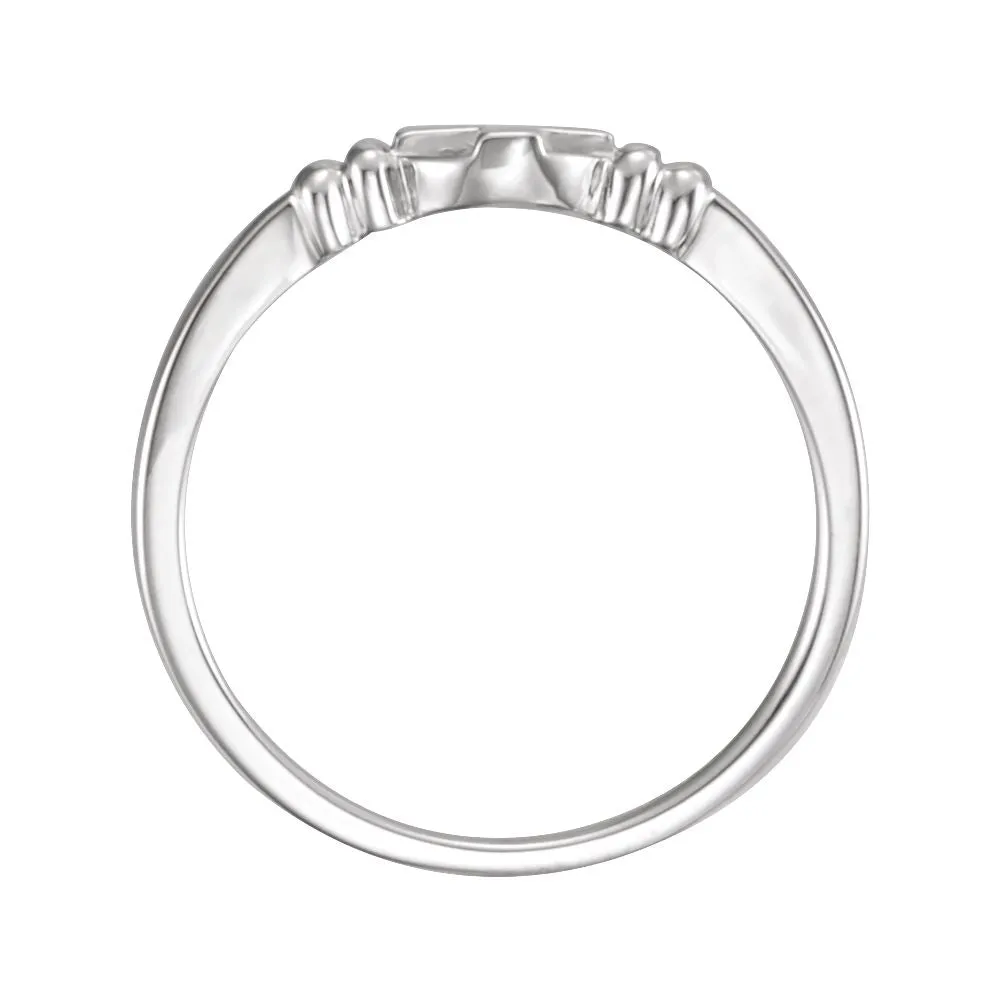 10k Yellow Gold Chastity Ring, Size 6