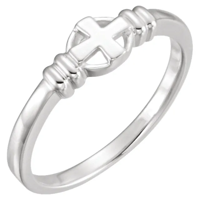 10k Yellow Gold Chastity Ring, Size 6