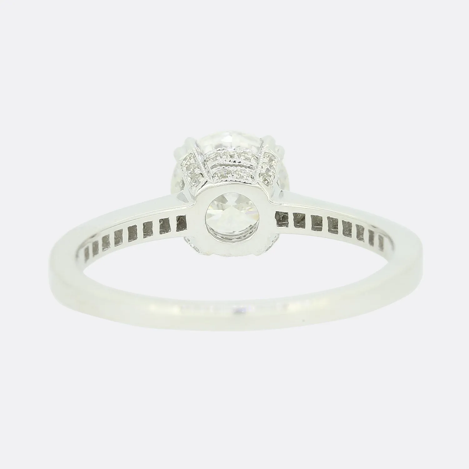 1.21 Carat Diamond Solitaire Engagement Ring