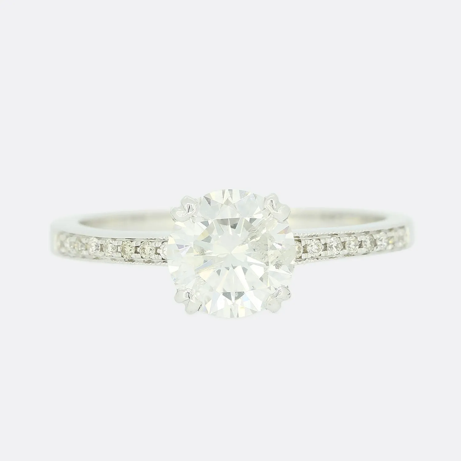 1.21 Carat Diamond Solitaire Engagement Ring