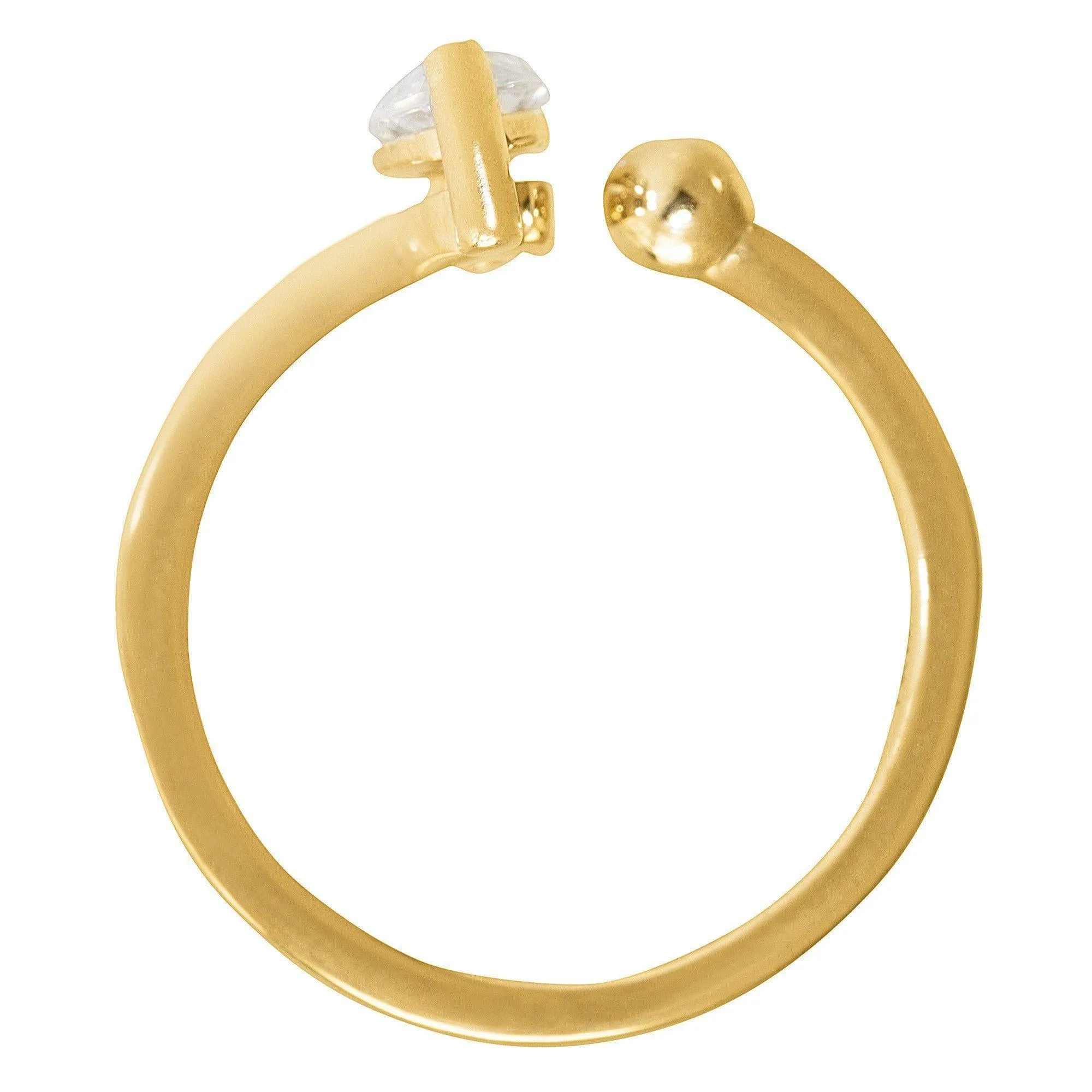 12x6mm Marquise Center Solitaire Detached Ring