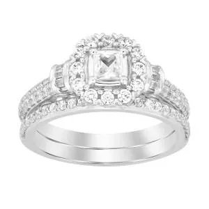 14K 1.00ct Diamond Solitaire Princess-Ring
