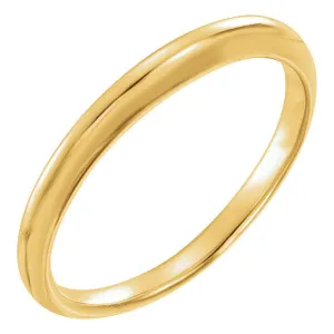 14k Yellow Gold #1 Band, Size 6