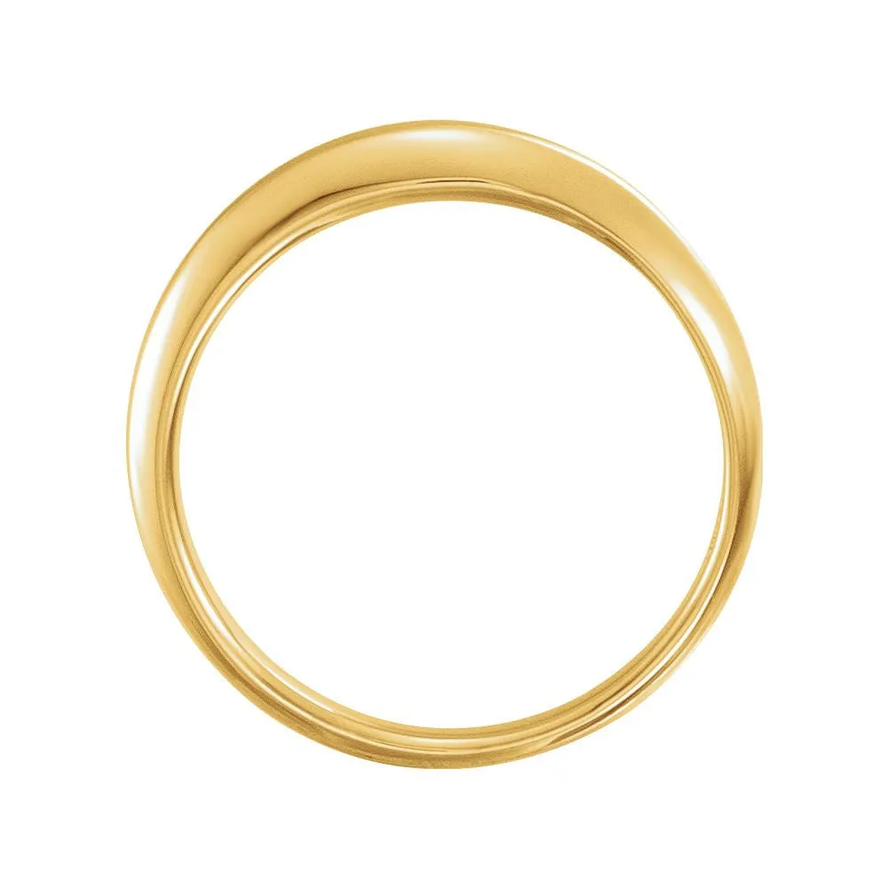 14k Yellow Gold #1 Band, Size 6