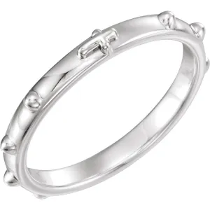 14k Yellow Gold Rosary Ring Size 12