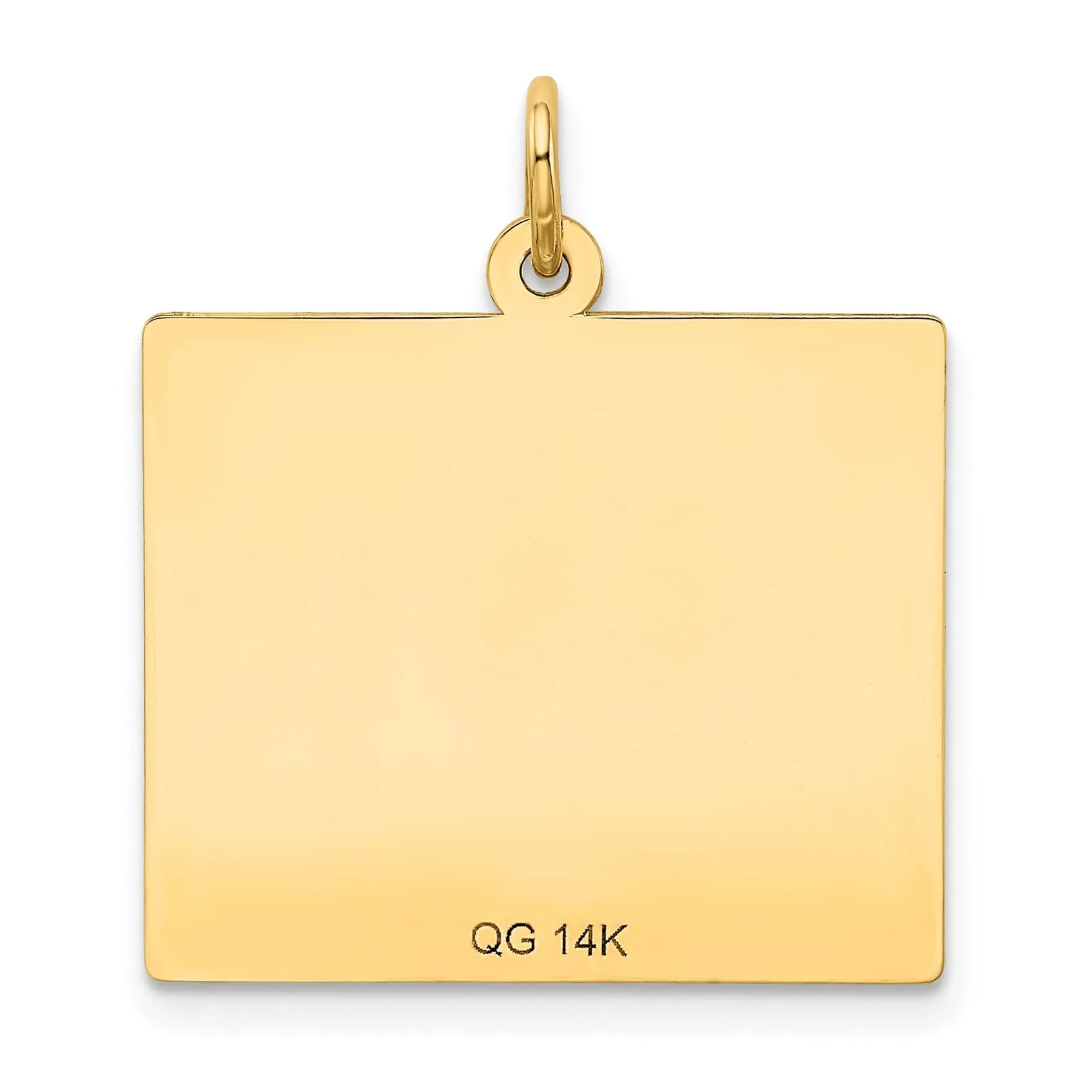 14k Yellow Gold Wednesday First Day Calendar