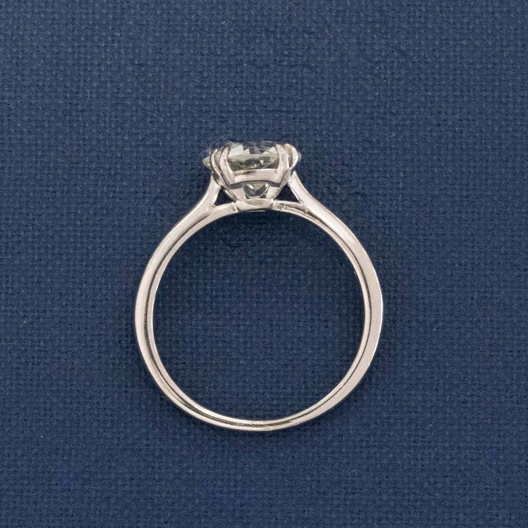 1.53ct Old European Cut Diamond Solitaire by Leon Mege