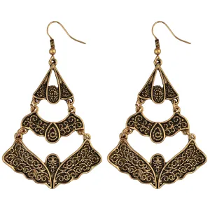 18K Gold-Plated Linking Butterfly Drop Earrings