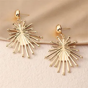 18K Gold-Plated Sun Drop Earrings