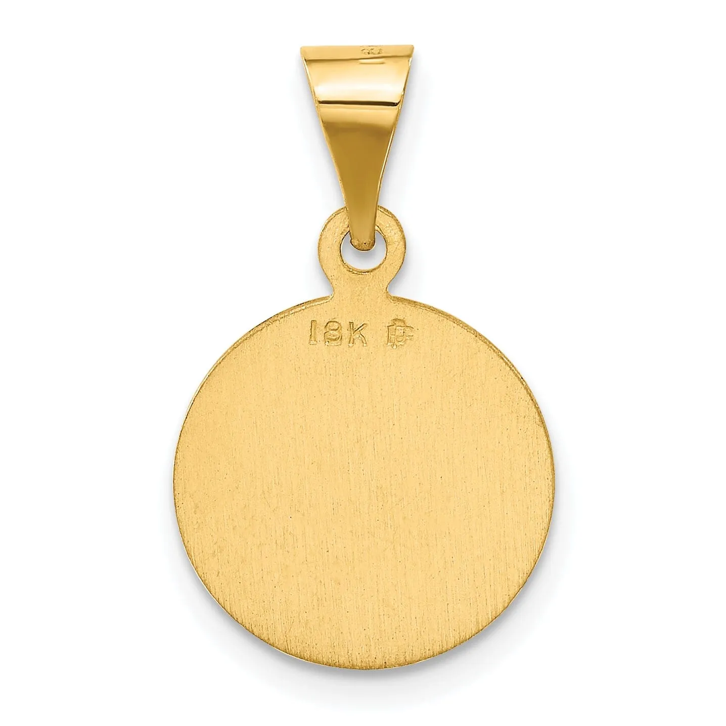 18k Yellow Gold Our Lady of Perpetual Help Medal