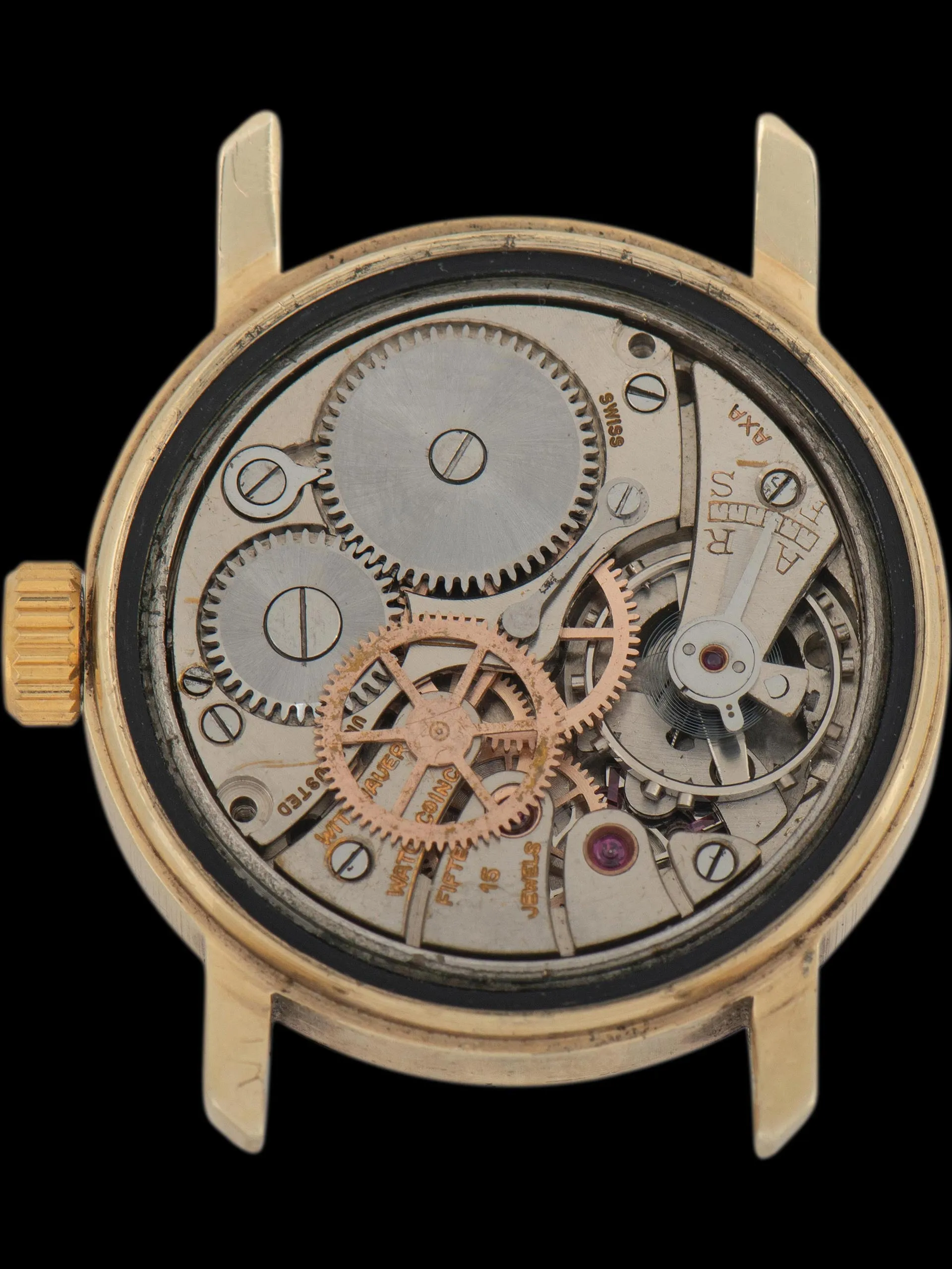 1940s Wittnauer Dress Watch 14K YG "24hr Dial"