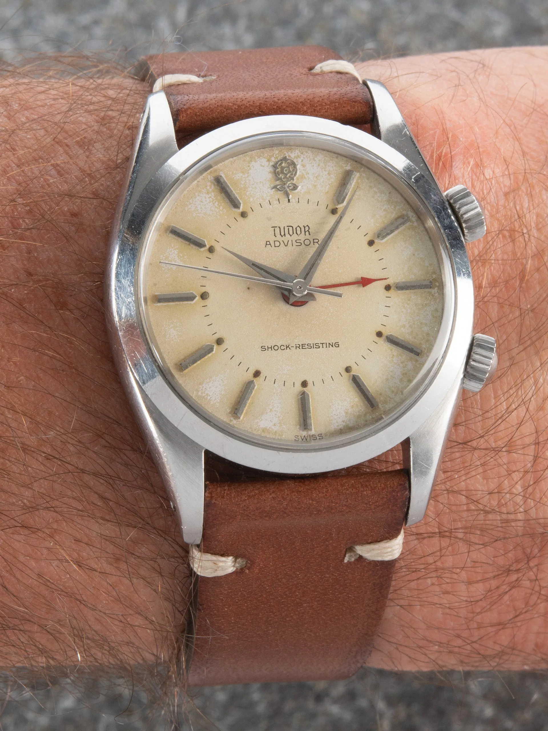 1959 Tudor Advisor (Ref. 7926) White Rose Dial