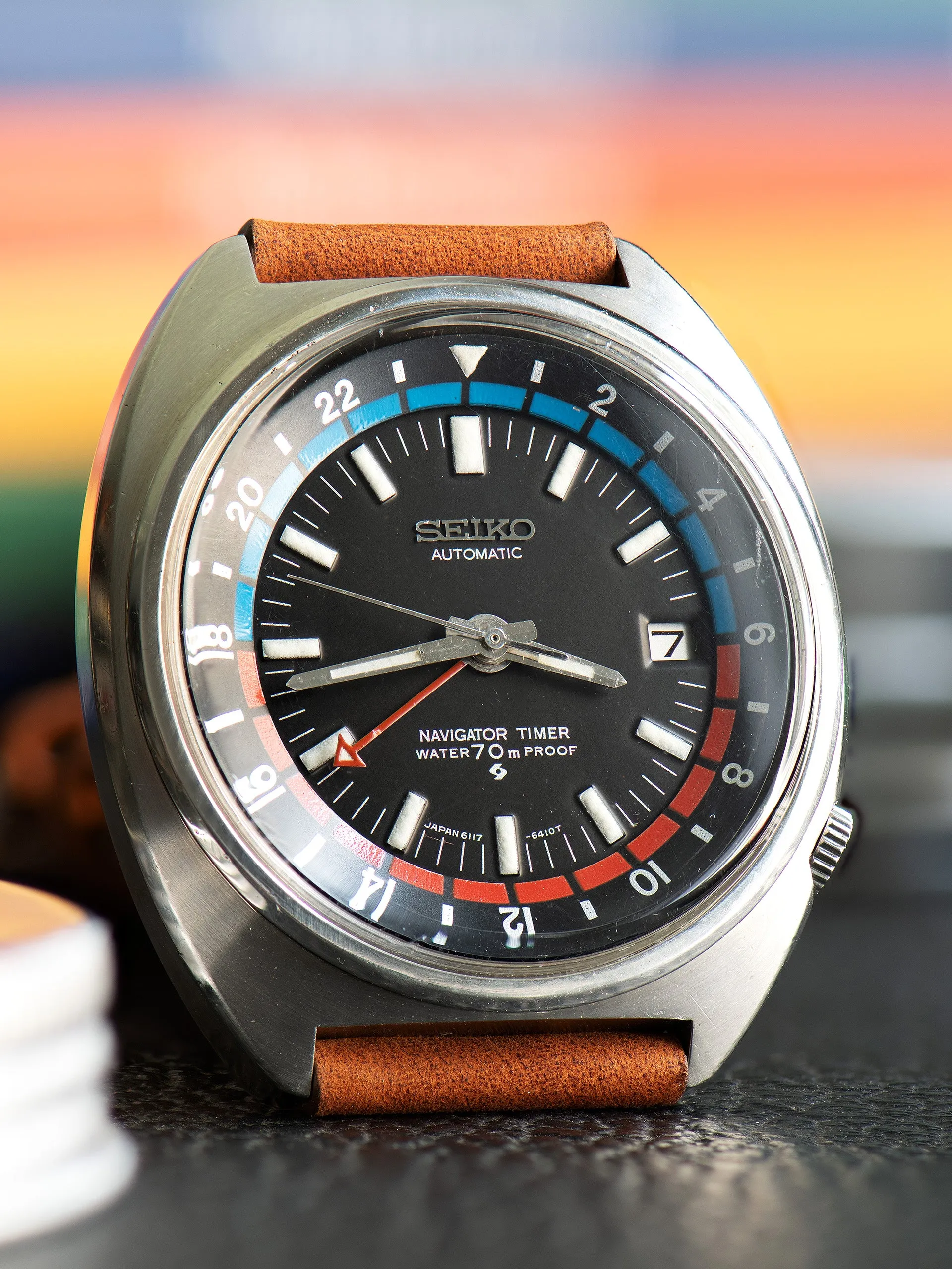 1970 Seiko Navigator Timer GMT (Ref. 6117-6410)
