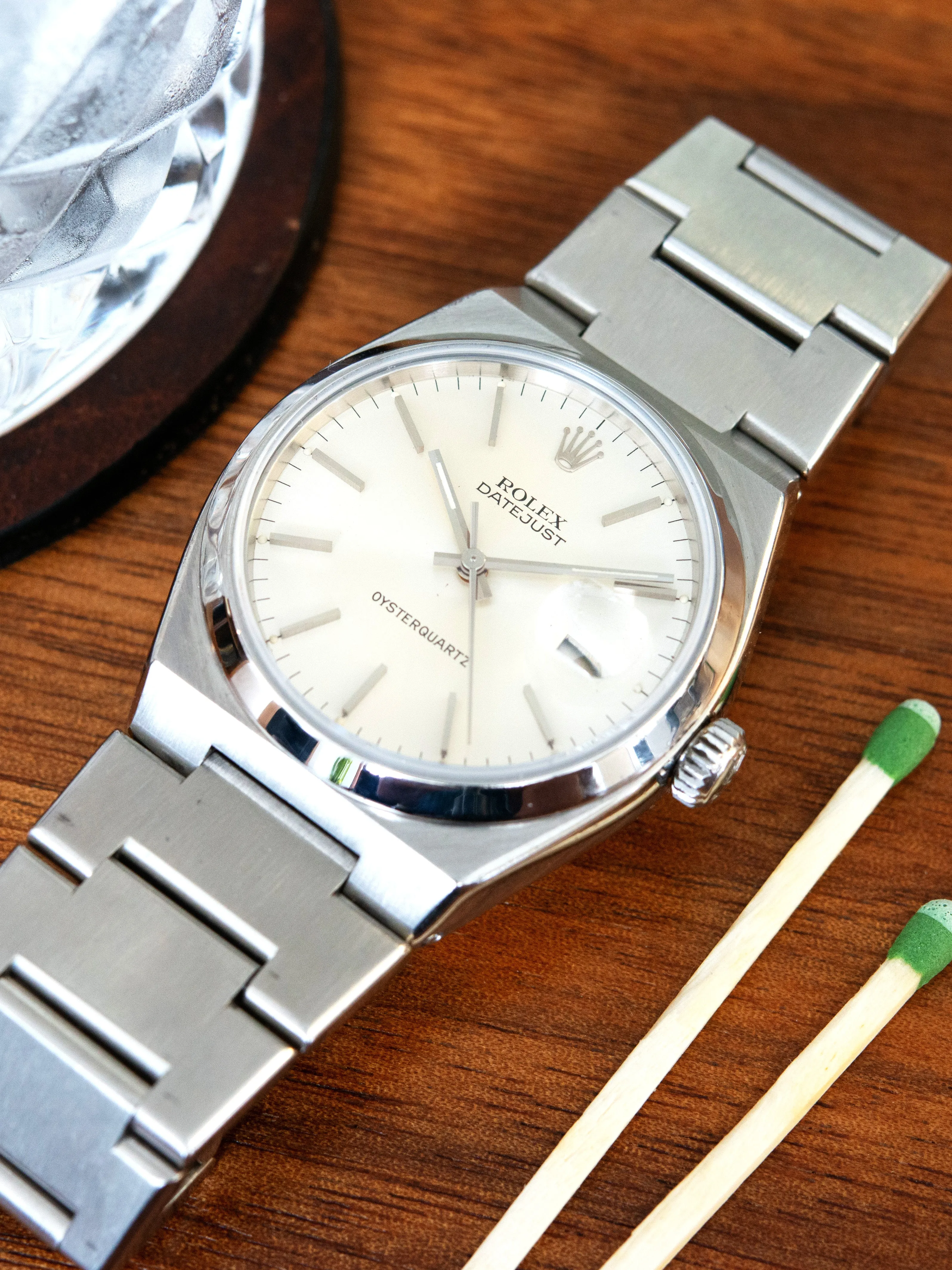 1979 Rolex Oysterquartz Datejust (Ref. 17000) Silver Dial