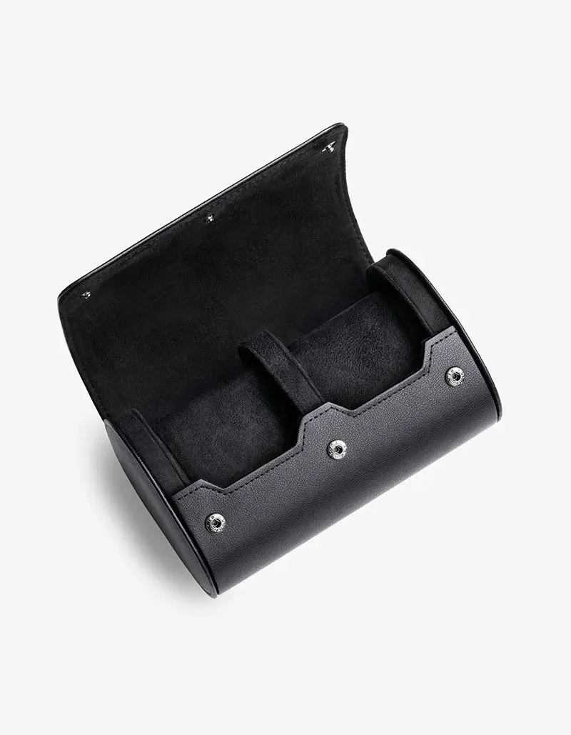 2 Slot Watch Roll - Black