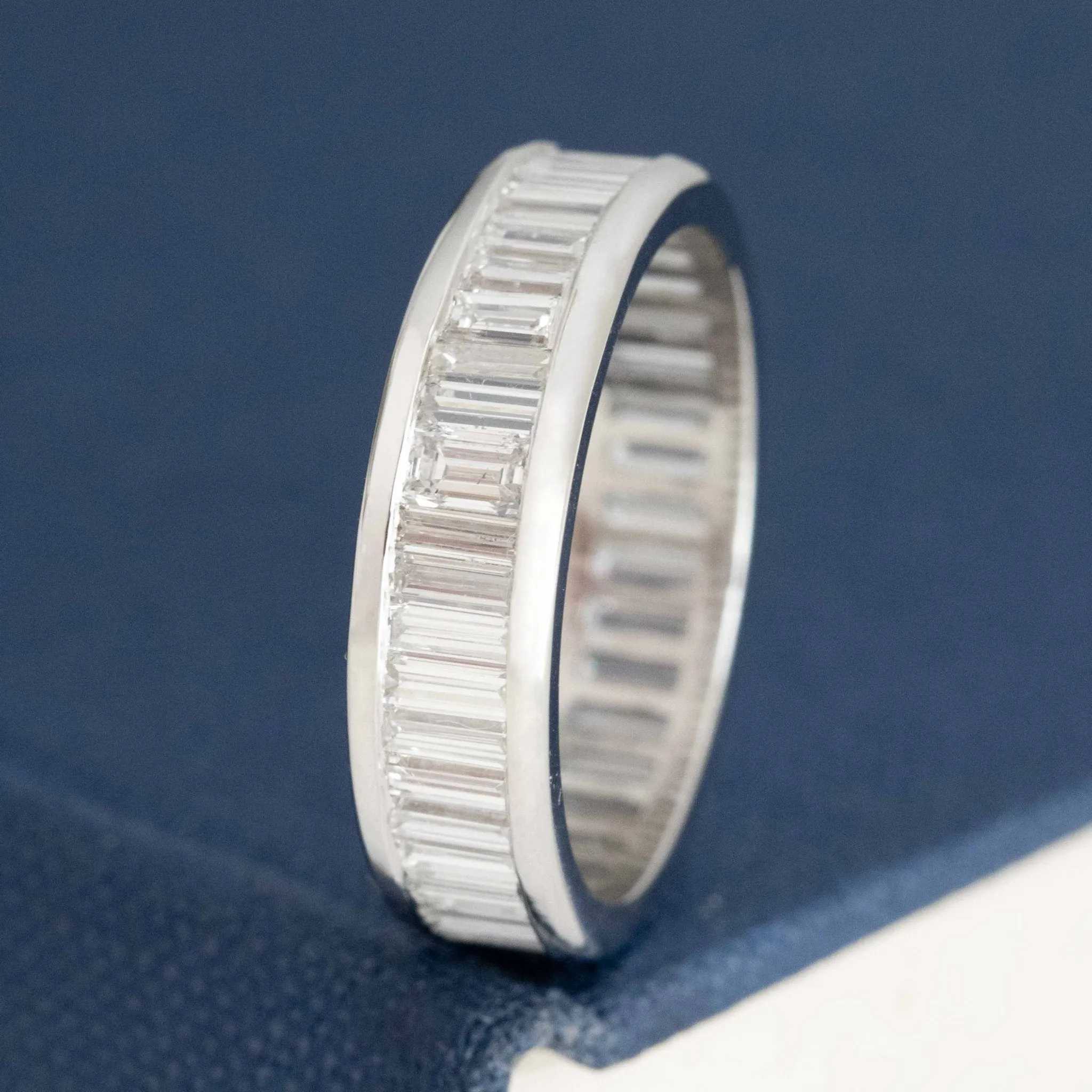 2.01ctw Baguette Cut Diamond Eternity Band