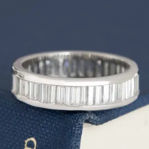 2.01ctw Baguette Cut Diamond Eternity Band