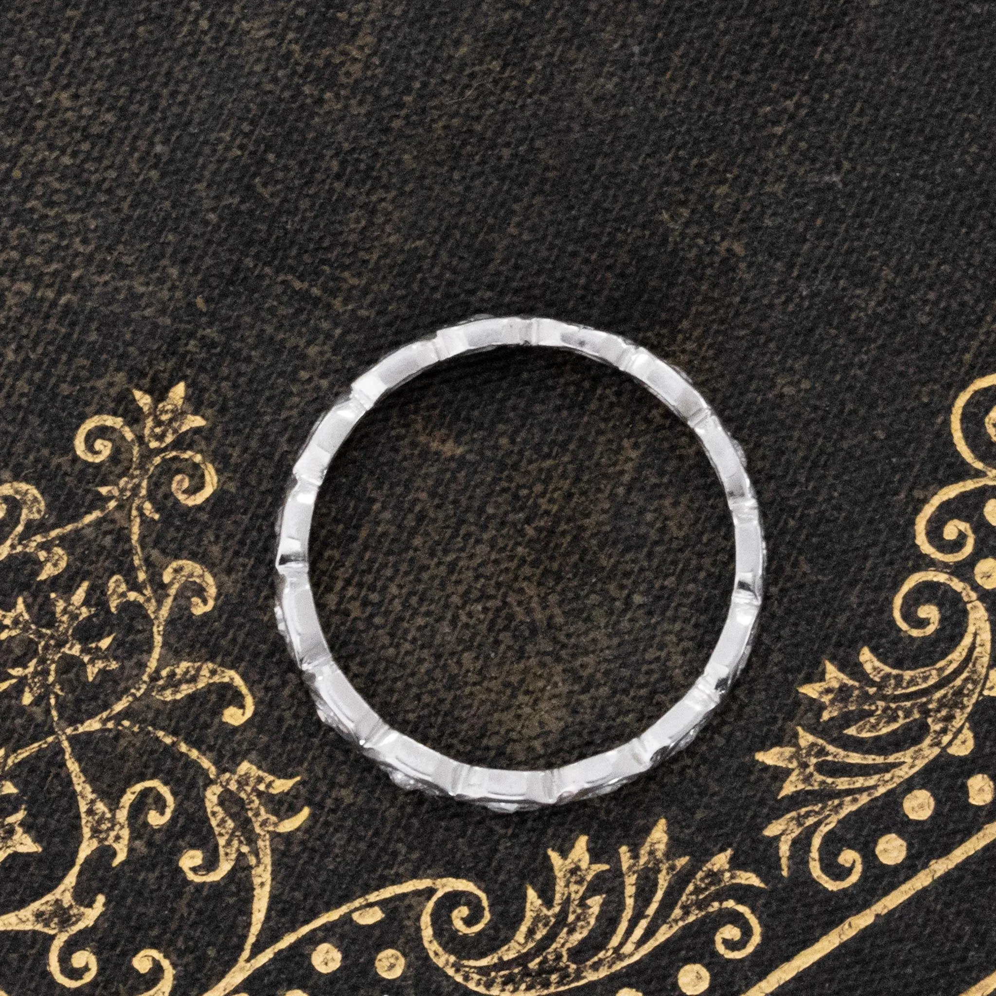 .30ctw Vintage Diamond & Platinum Eternity Band