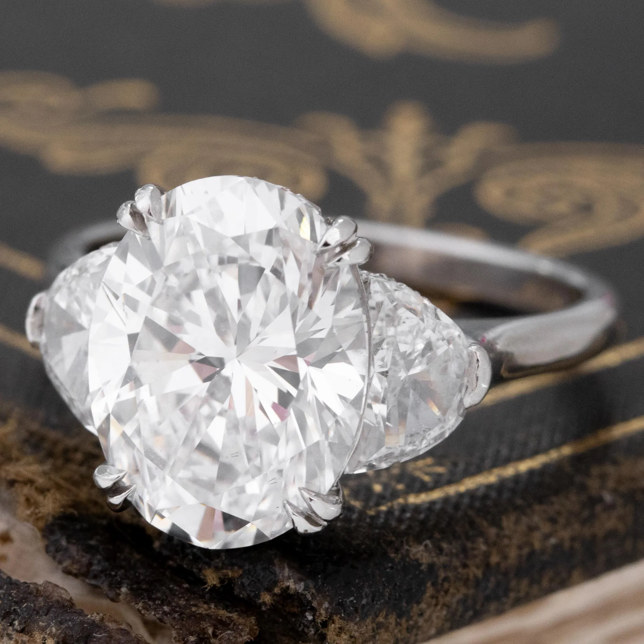 4.02ct Oval Cut Diamond Ring by Canera