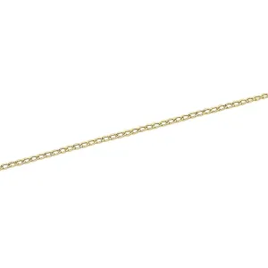 9ct Yellow Gold 45cm Curb Chain Necklace