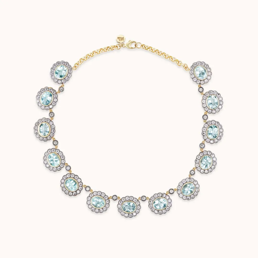 Alexandra Necklace Aquamarine
