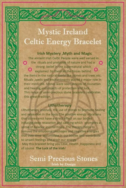 Amethyst Stone Celtic Energy necklace