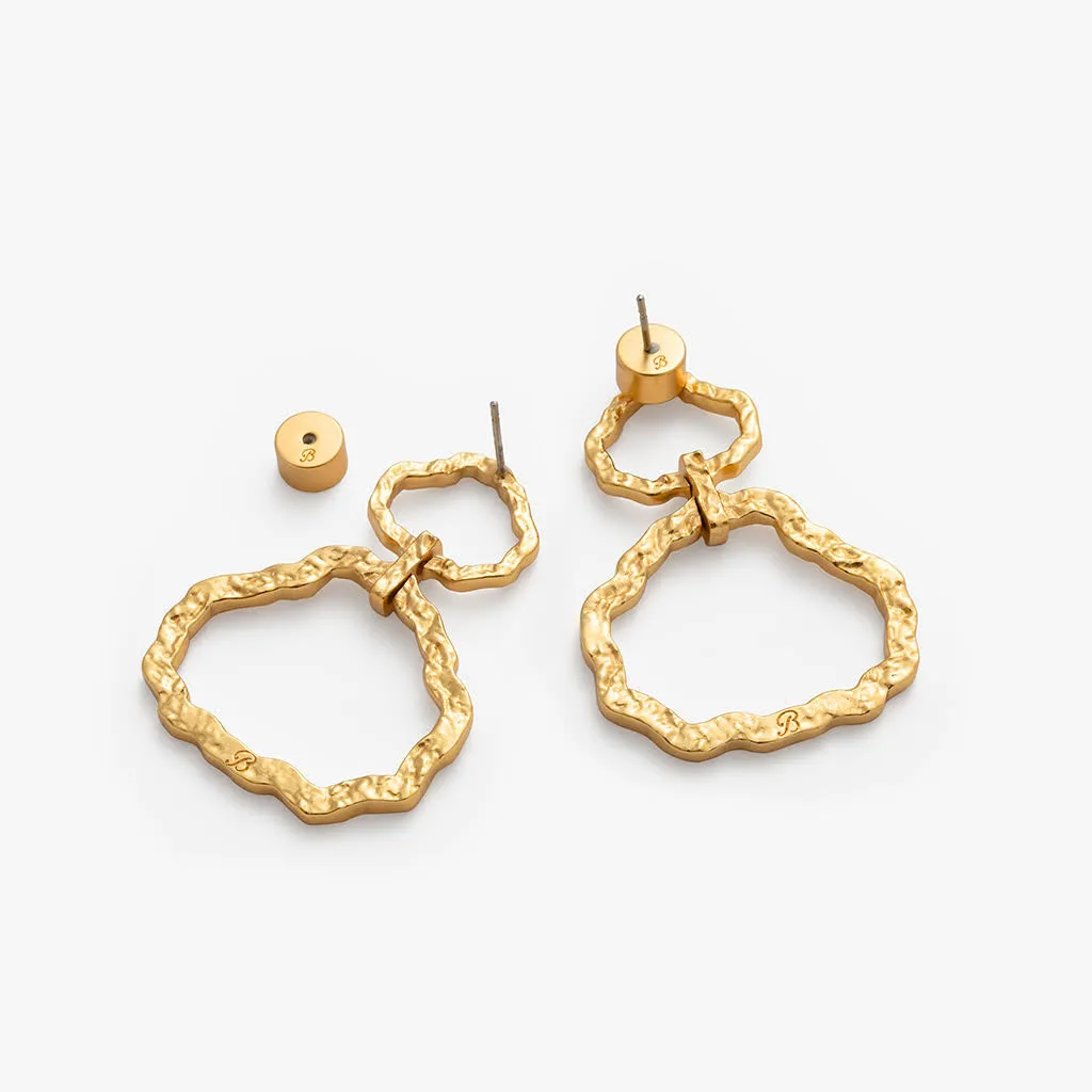 Ansonborough Gold Plated Drop Earring