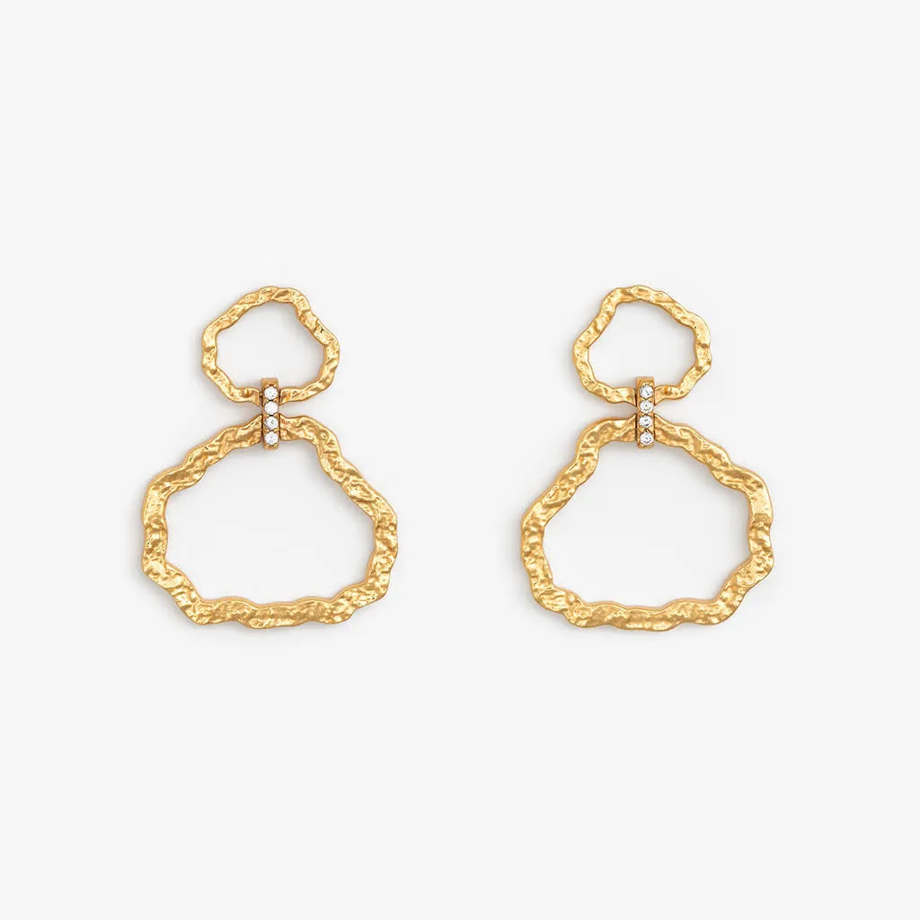 Ansonborough Gold Plated Drop Earring