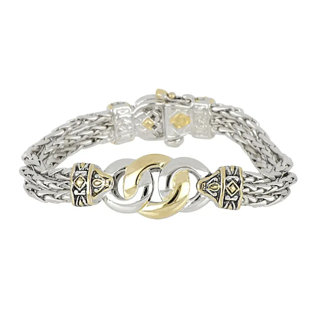 Antiqua Collection - Three Circle Bracelet