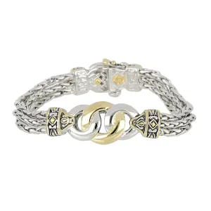 Antiqua Collection - Three Circle Bracelet