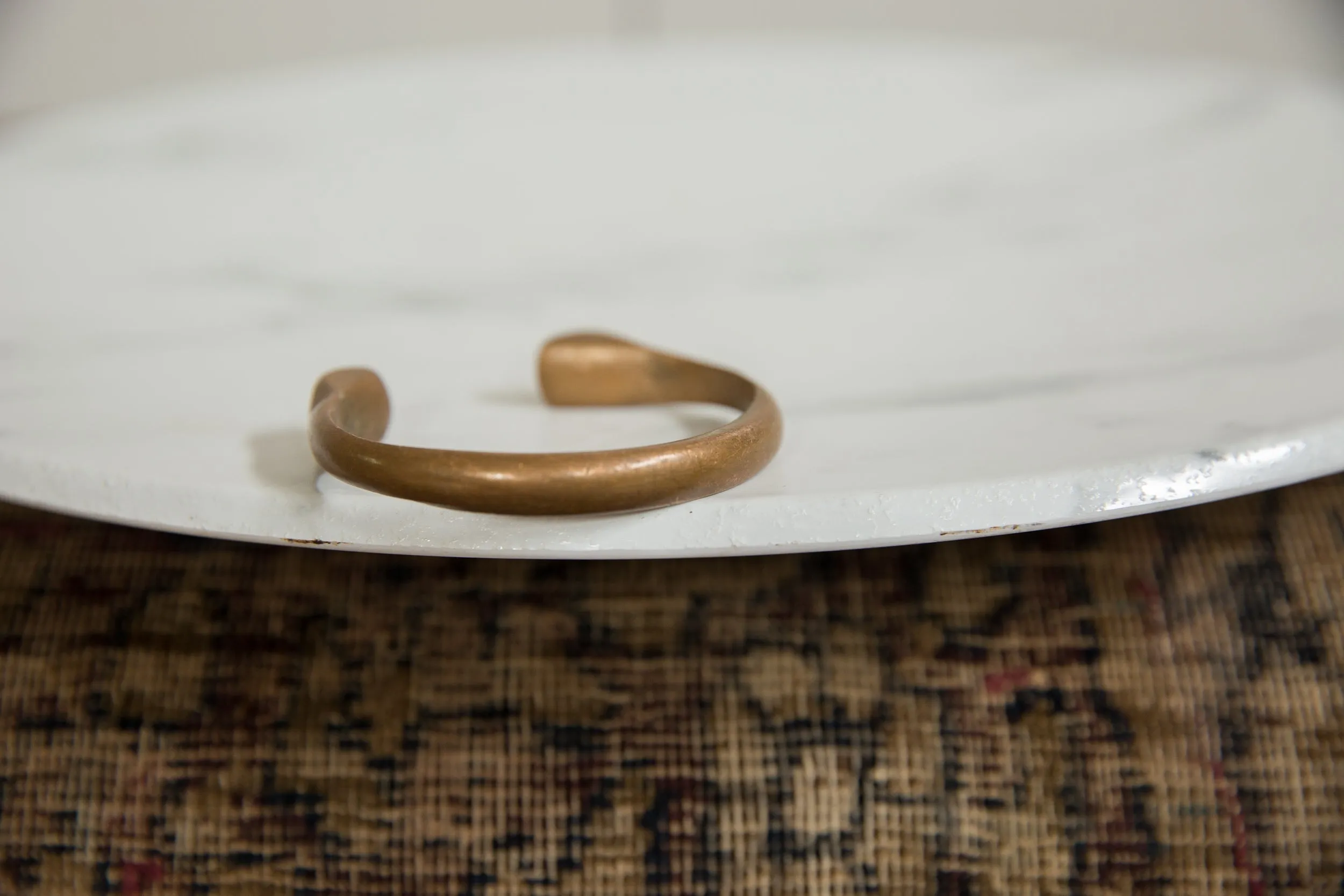 Antique African Copper Snake Bracelet