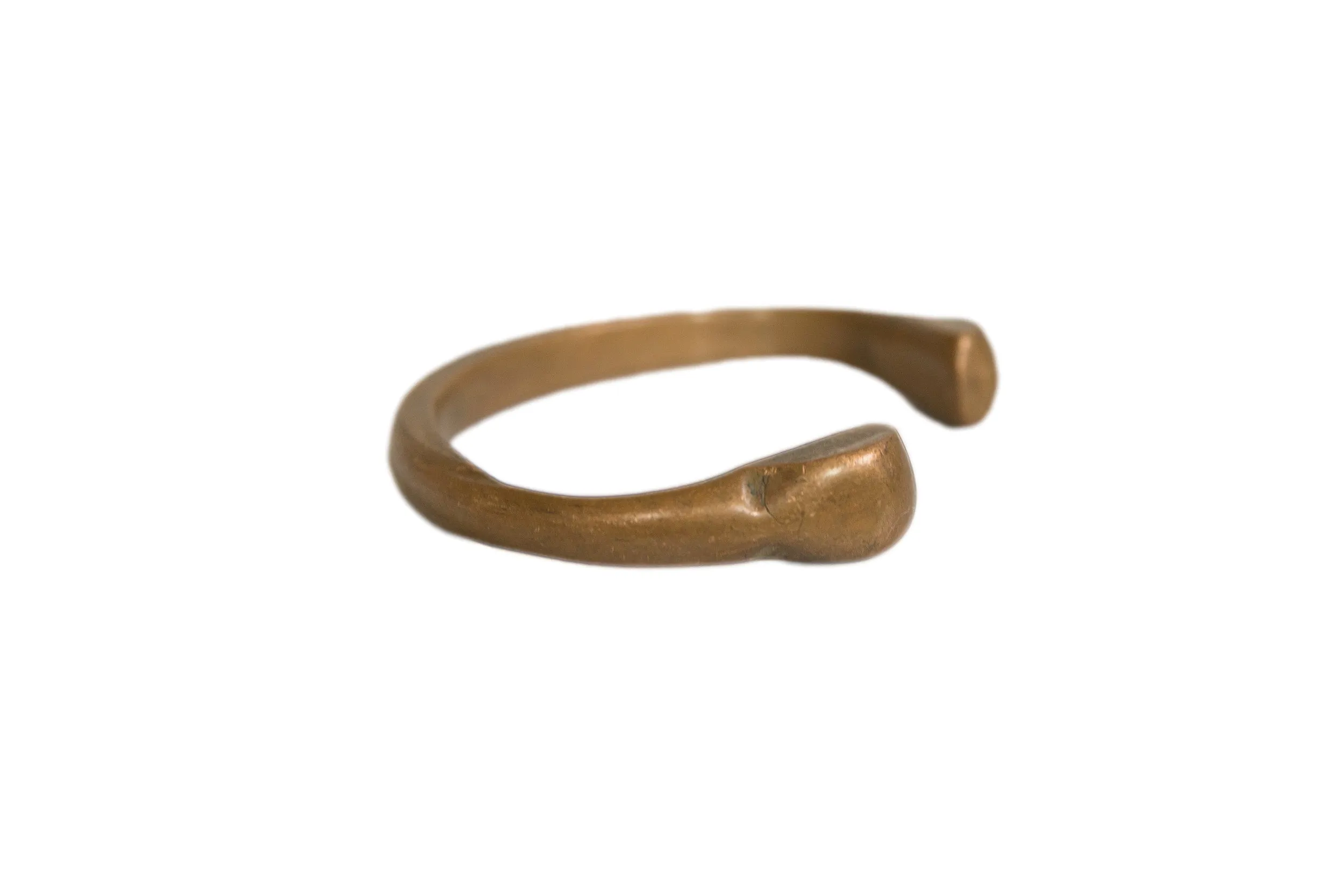 Antique African Copper Snake Bracelet