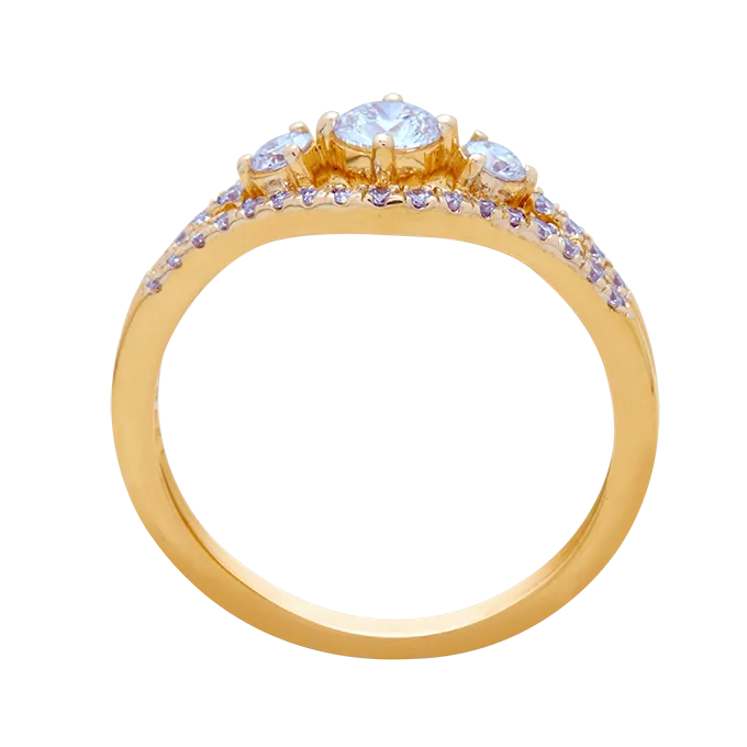 Aukera - Split Shank Diamond Solitaire Ring