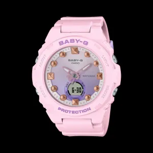 Baby G Pink Resin Band Womens BGA320-4A