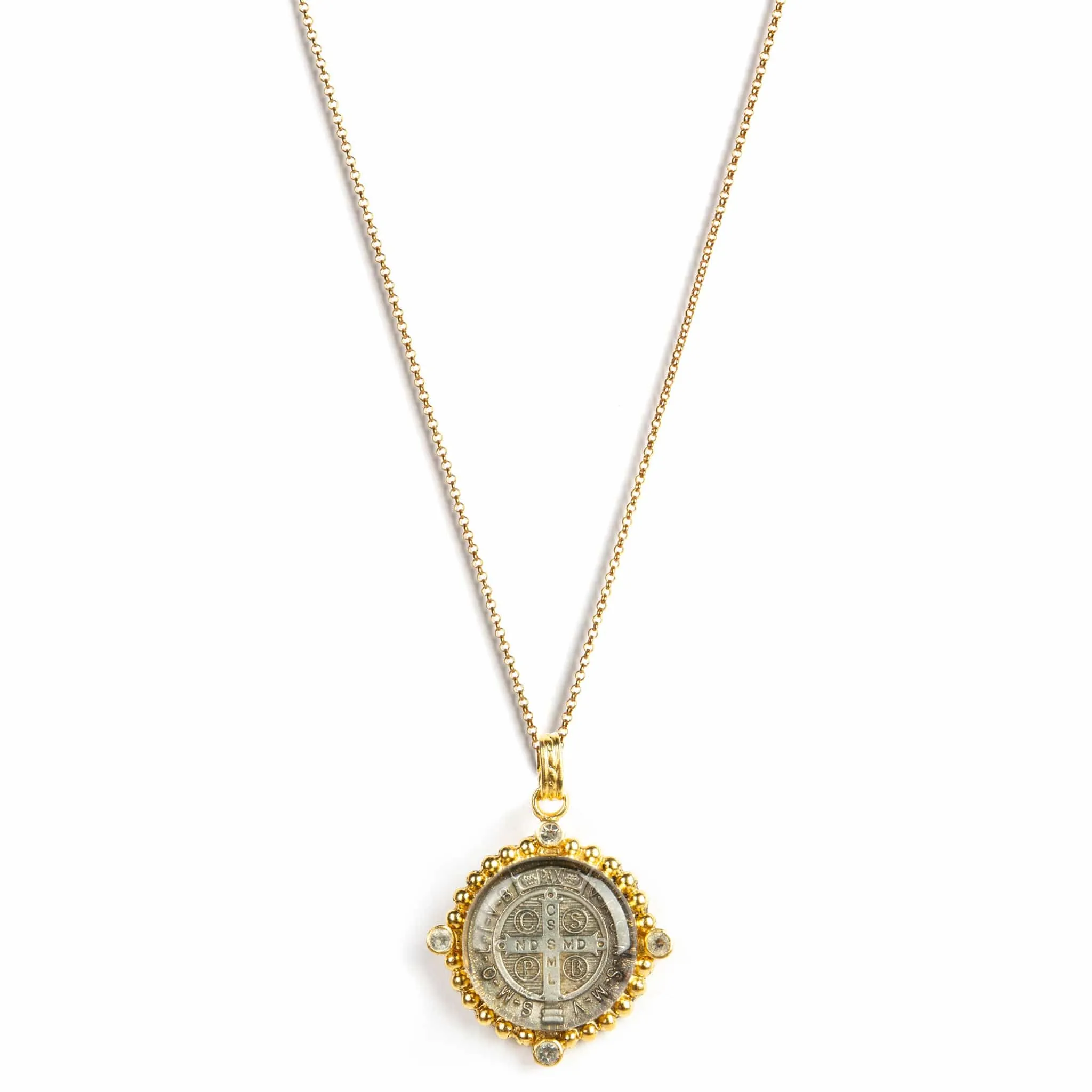 Bespoke San Benito Charm Necklace Sterling Silver