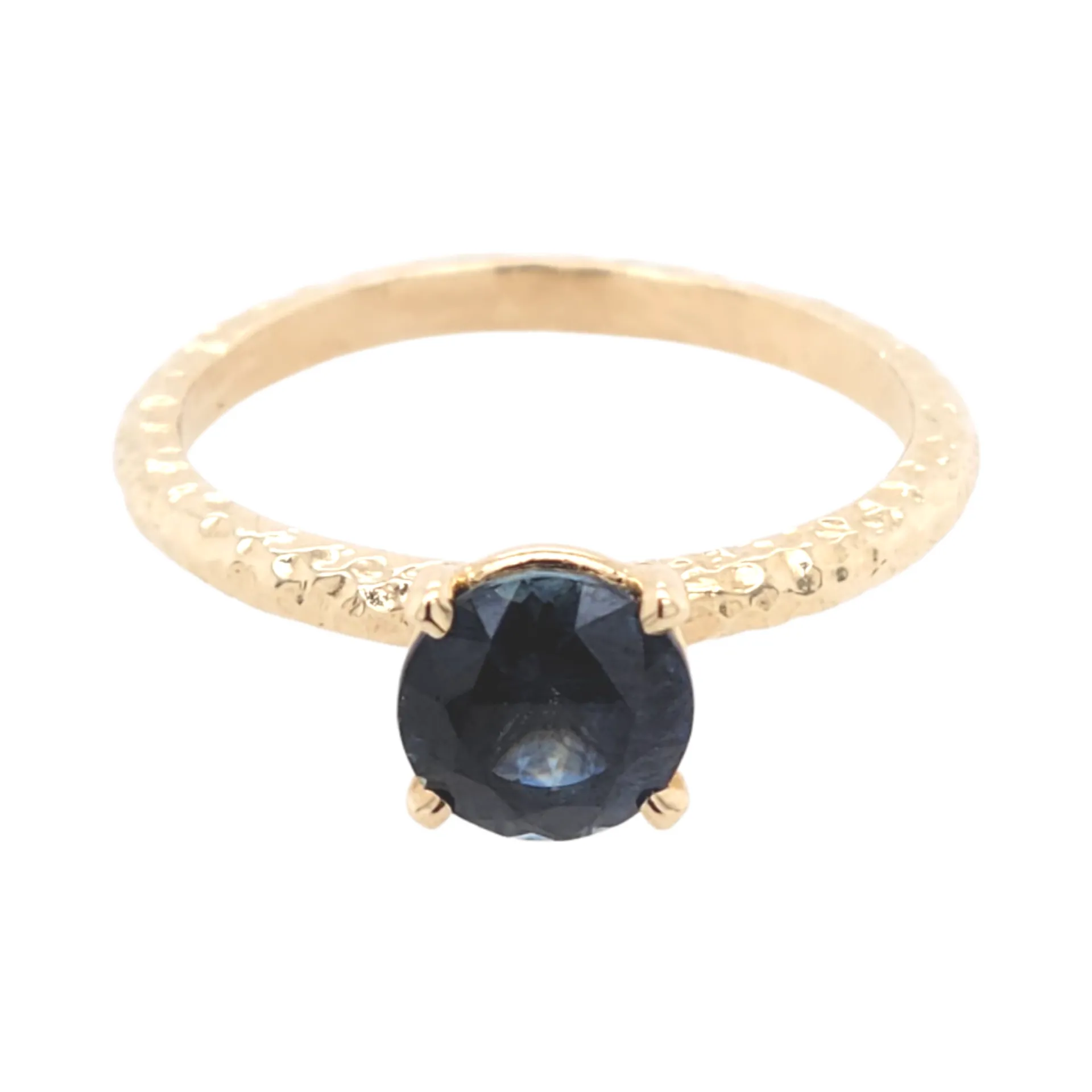 Blue Sapphire Solitaire Ring