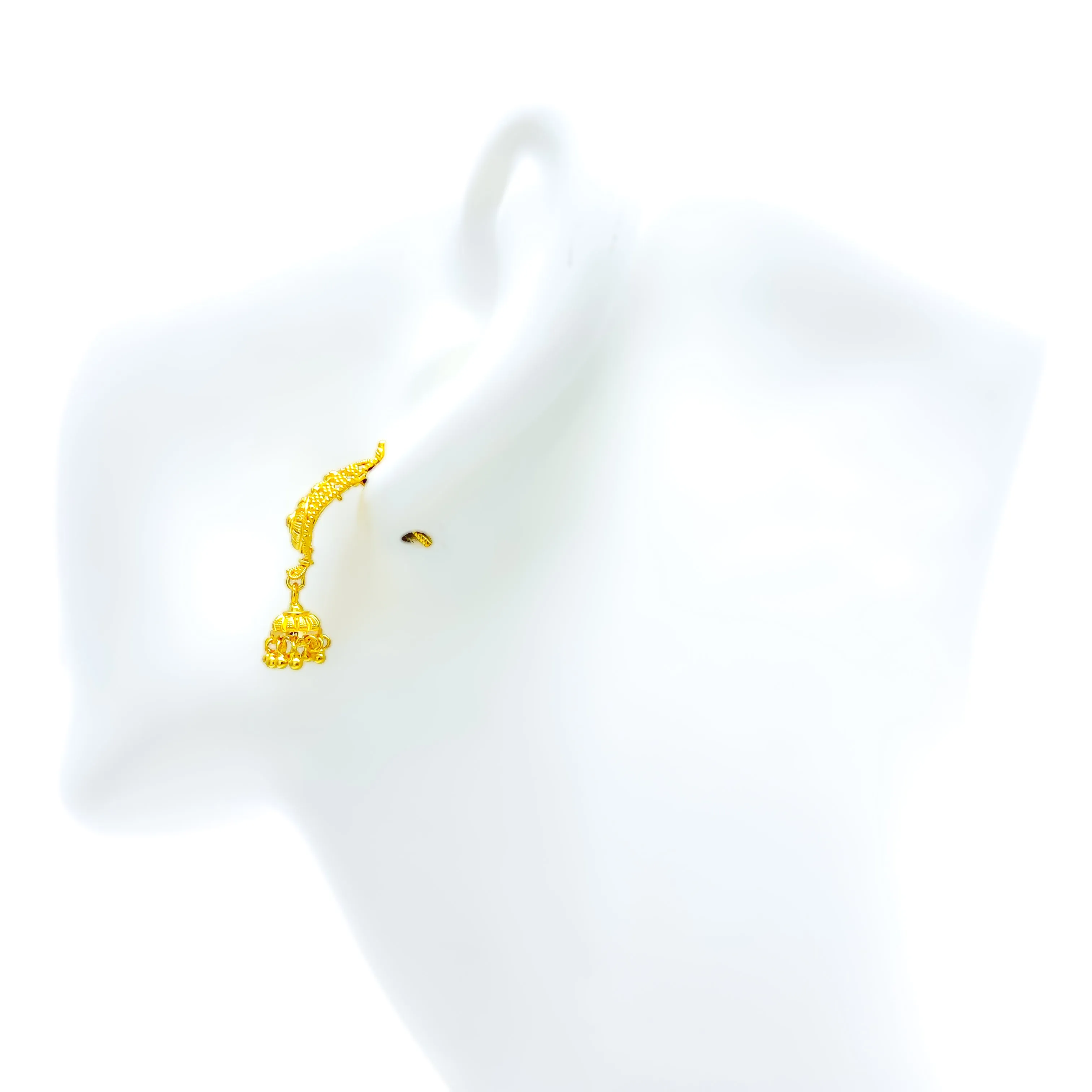 Bold Classy 22k Gold Earrings