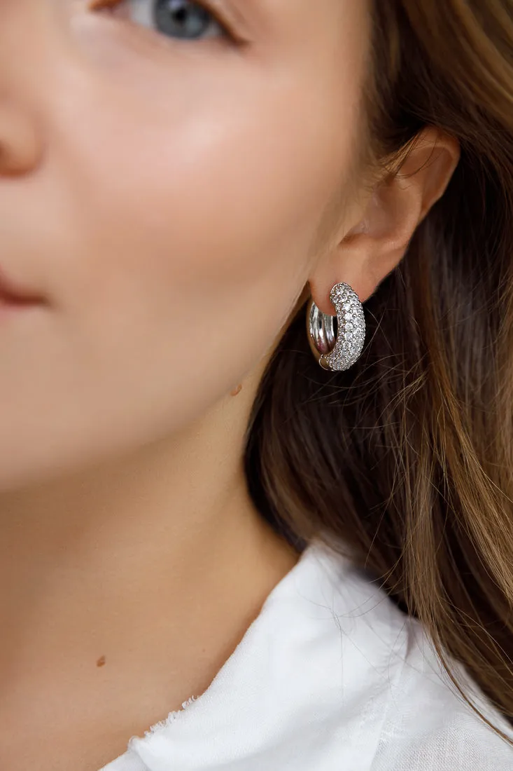 BOLD CZ HOOPS