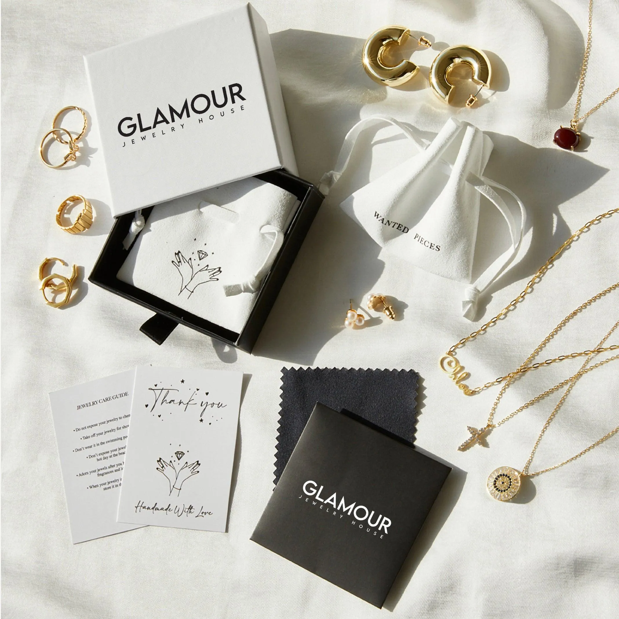 Bold Heart Earrings - 18K Gold Vermeil