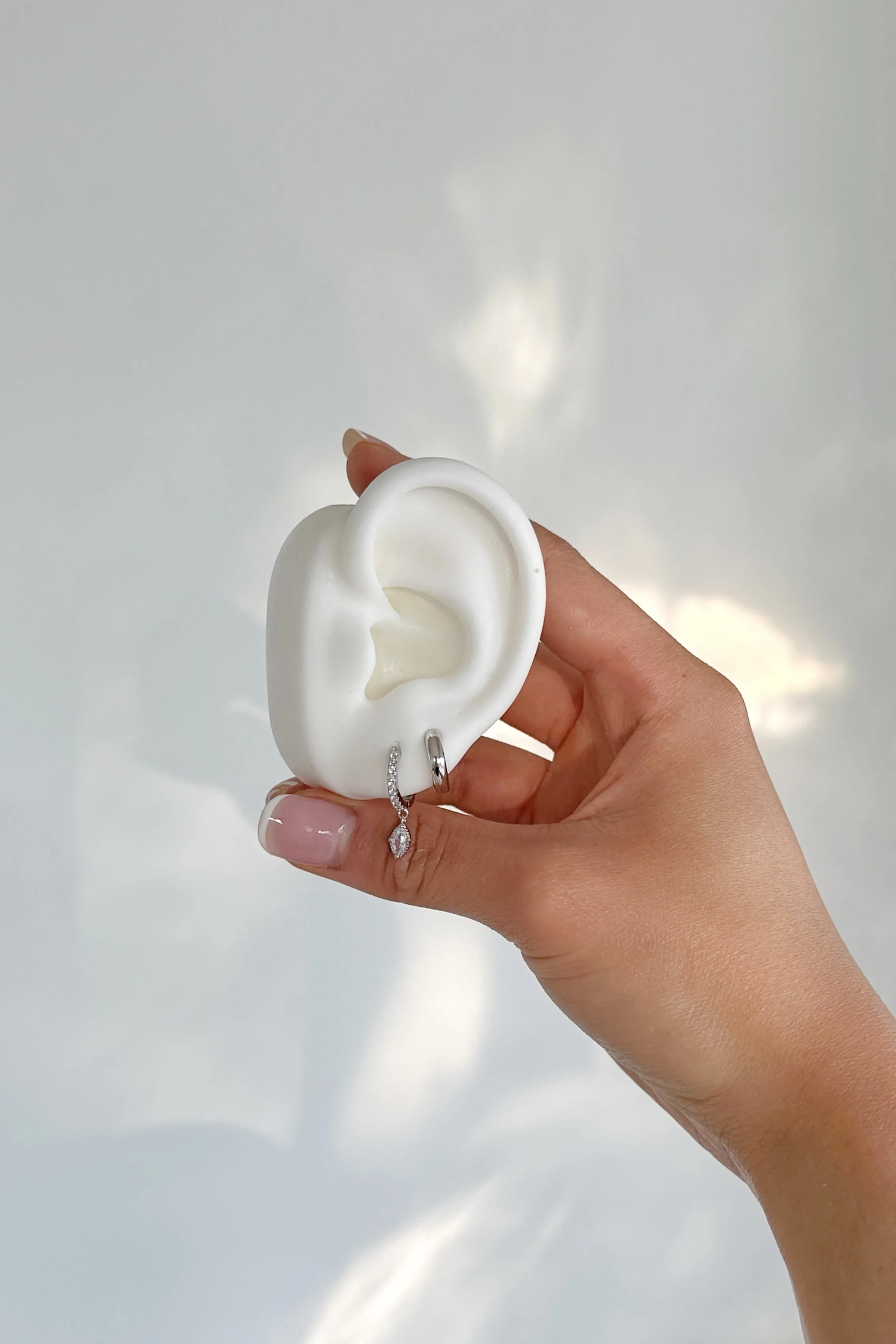 Bold huggie hoops