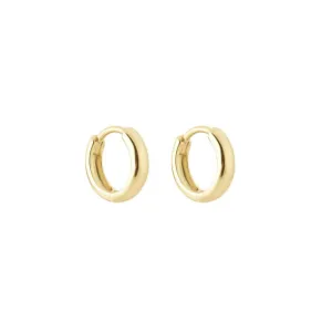 Bold huggie hoops