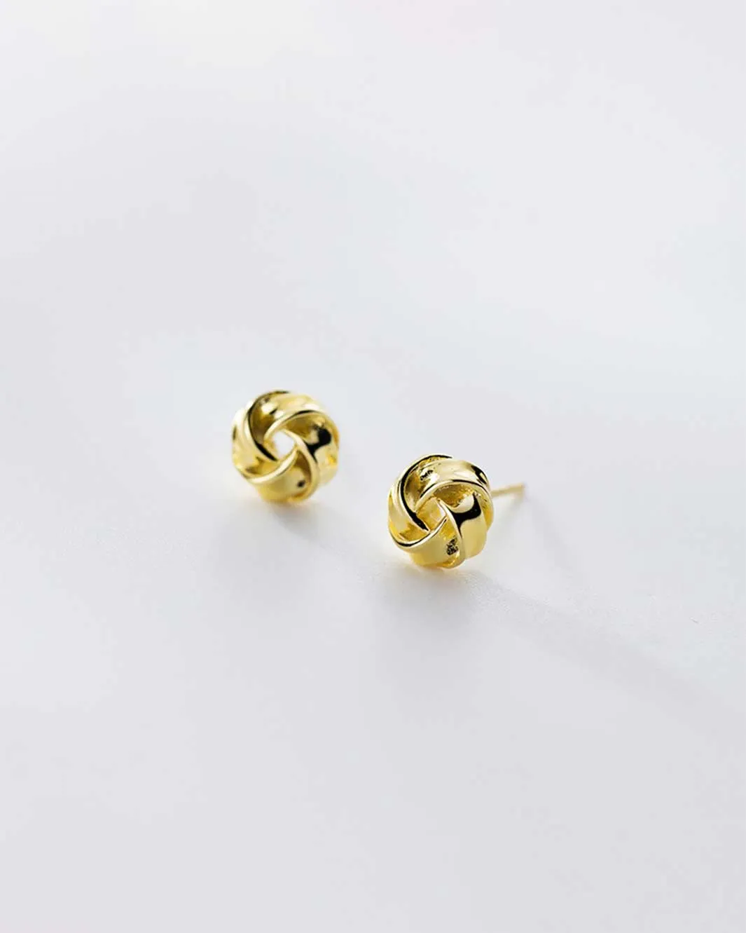Bold Knot Stud Earrings