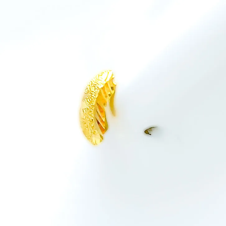 Bold Sleek 22k Gold Tops