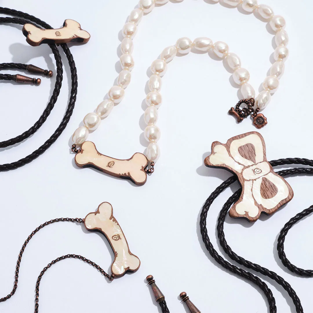 Bone Tie Necklace【Japan Jewelry】