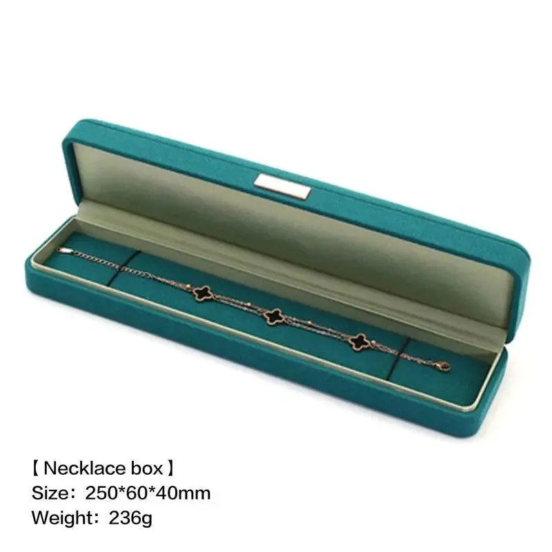 Boutique microfiber ring box, necklace gift box, earrings/pair bracelet box, jewelry packaging display box wholesale