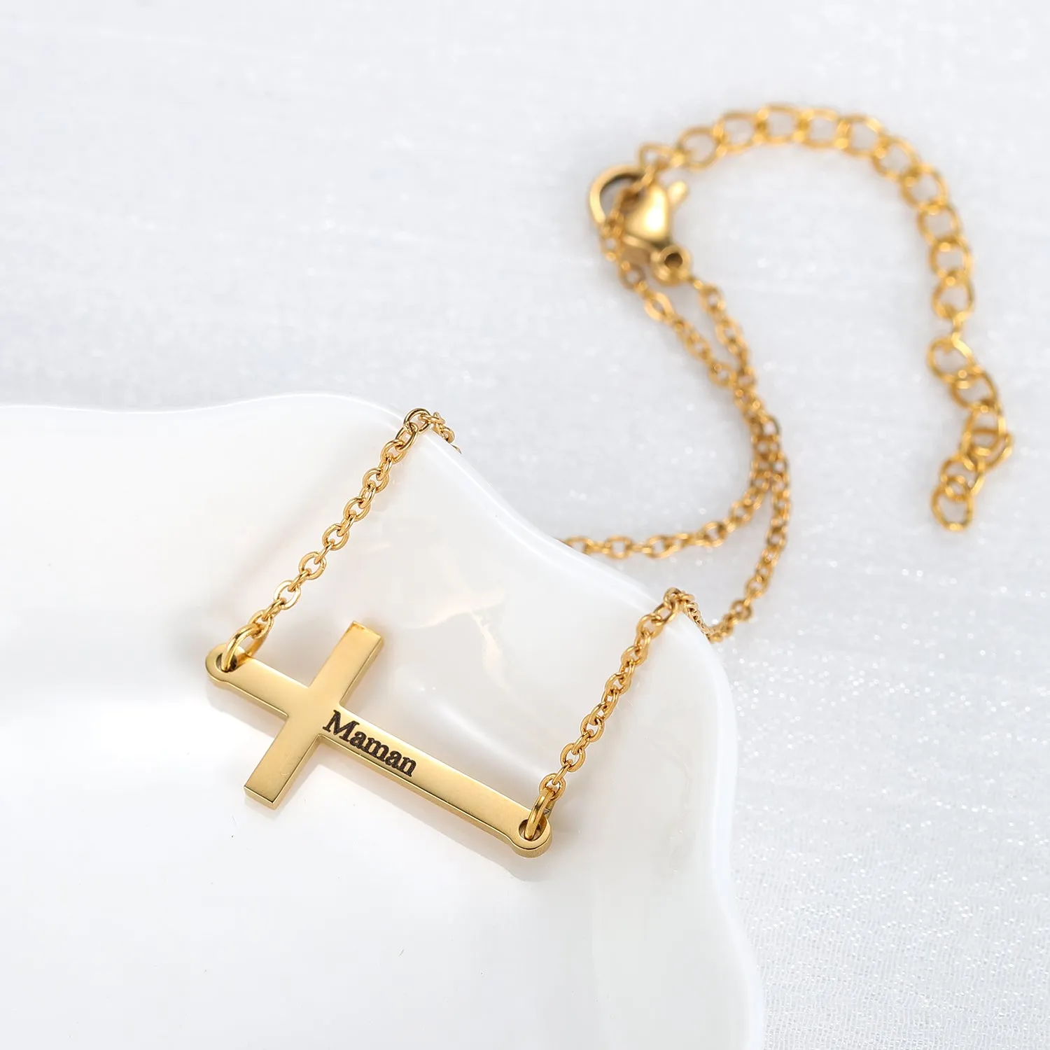Bracelet Croix Personnalisé